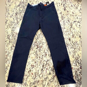 H&M Kids Boys Navy Long Pants Size 9-10 Stretch with Pockets‎ Skinny Comfort Fit
